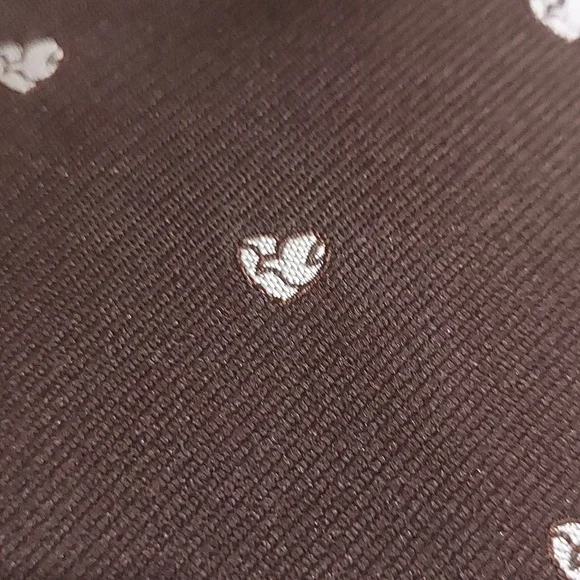 President Necktie Brown with Hearts made of Doves - Picture 3 of 4
